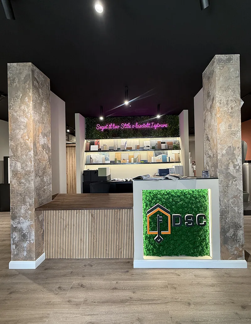 Lo showroom di DSC House Solutions a Brembate di Sopra