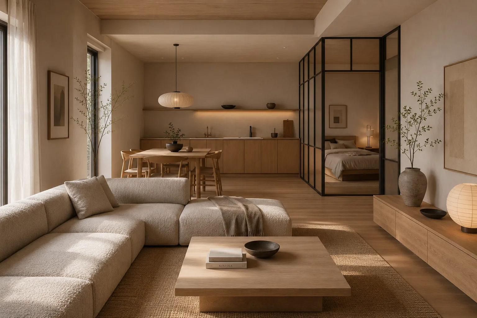 Stile japandi: minimalismo giapponese e calore nordico